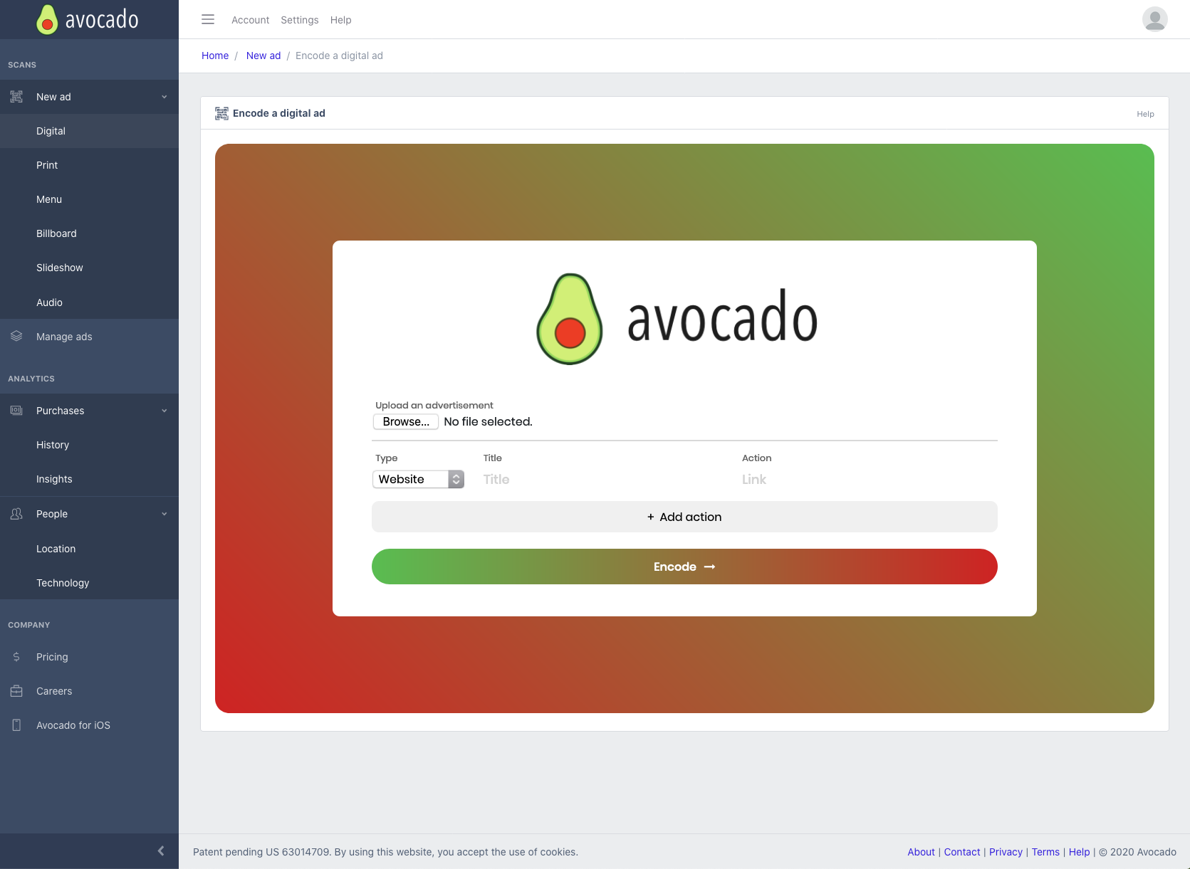 Original Avocado product and advertising example 32